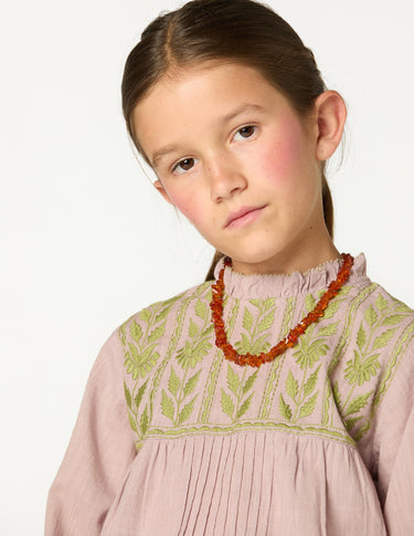 EMBROIDERED SMOKE SHIRT