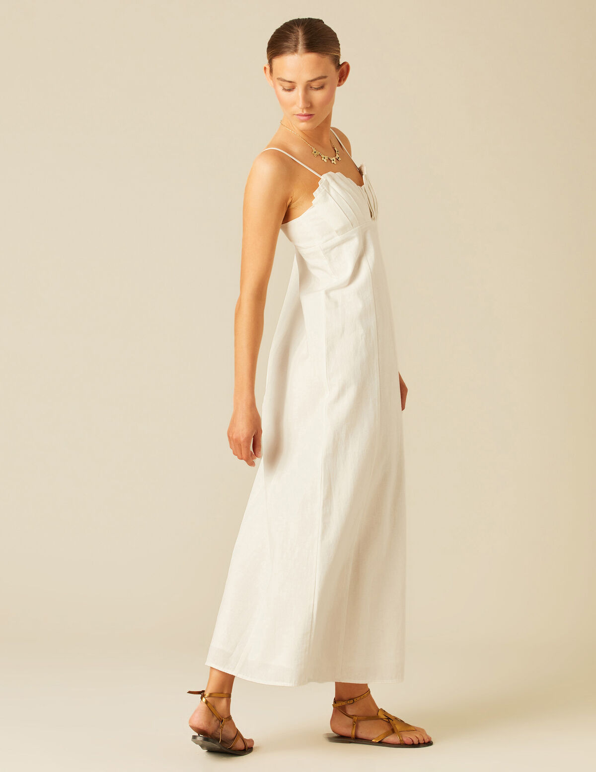 VESTIDO CONCHAS ANTRACITA