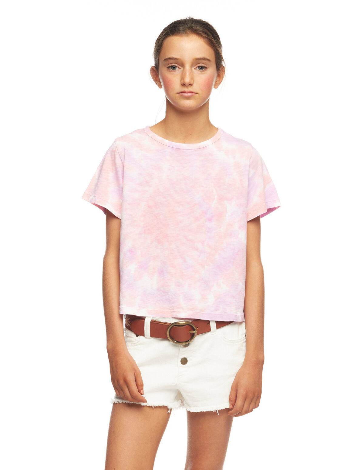 Pink tie-dye T-shirt - SUMMER DAYS - Nícoli
