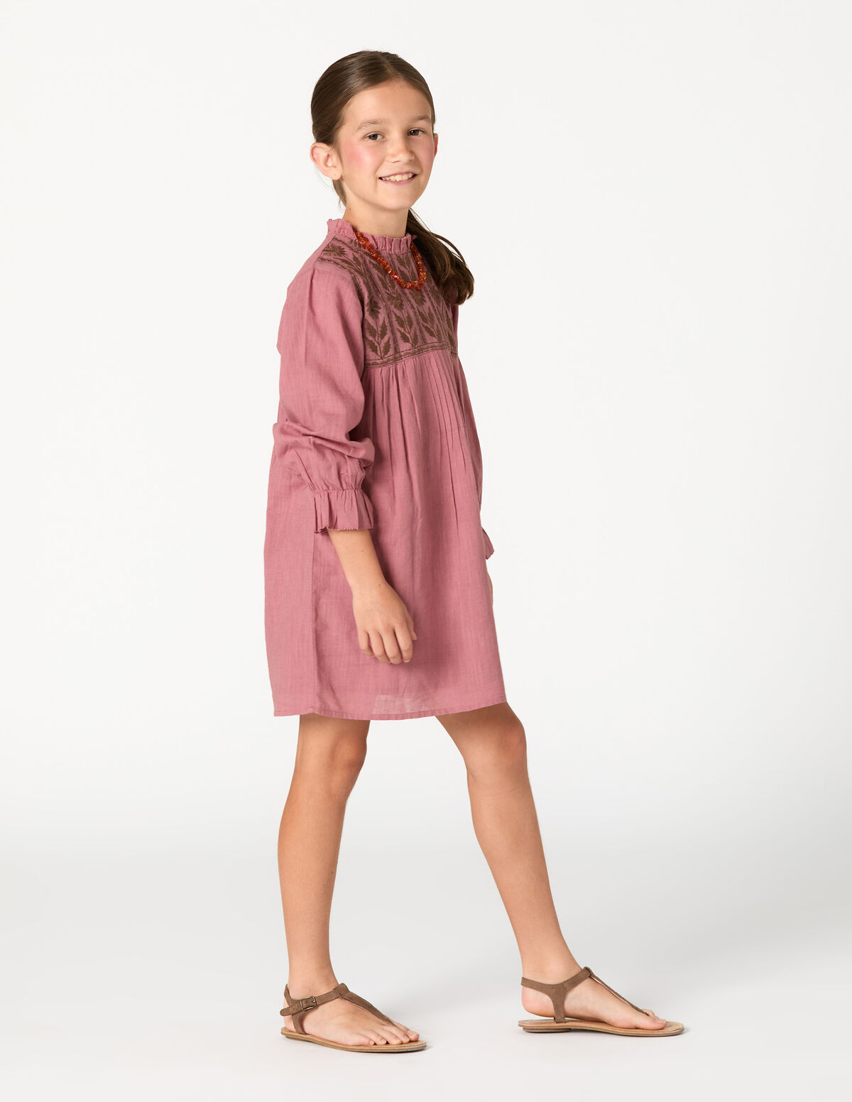 VESTIDO BORDADO BLUSH