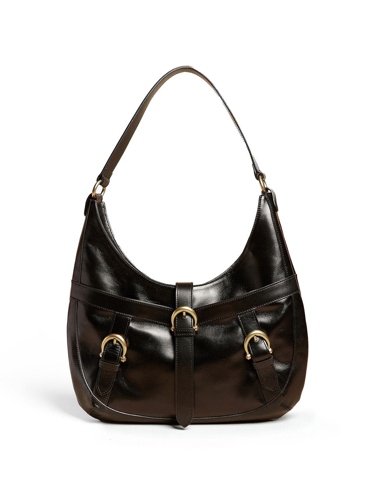 BOLSO HEBILLAS NEGRO