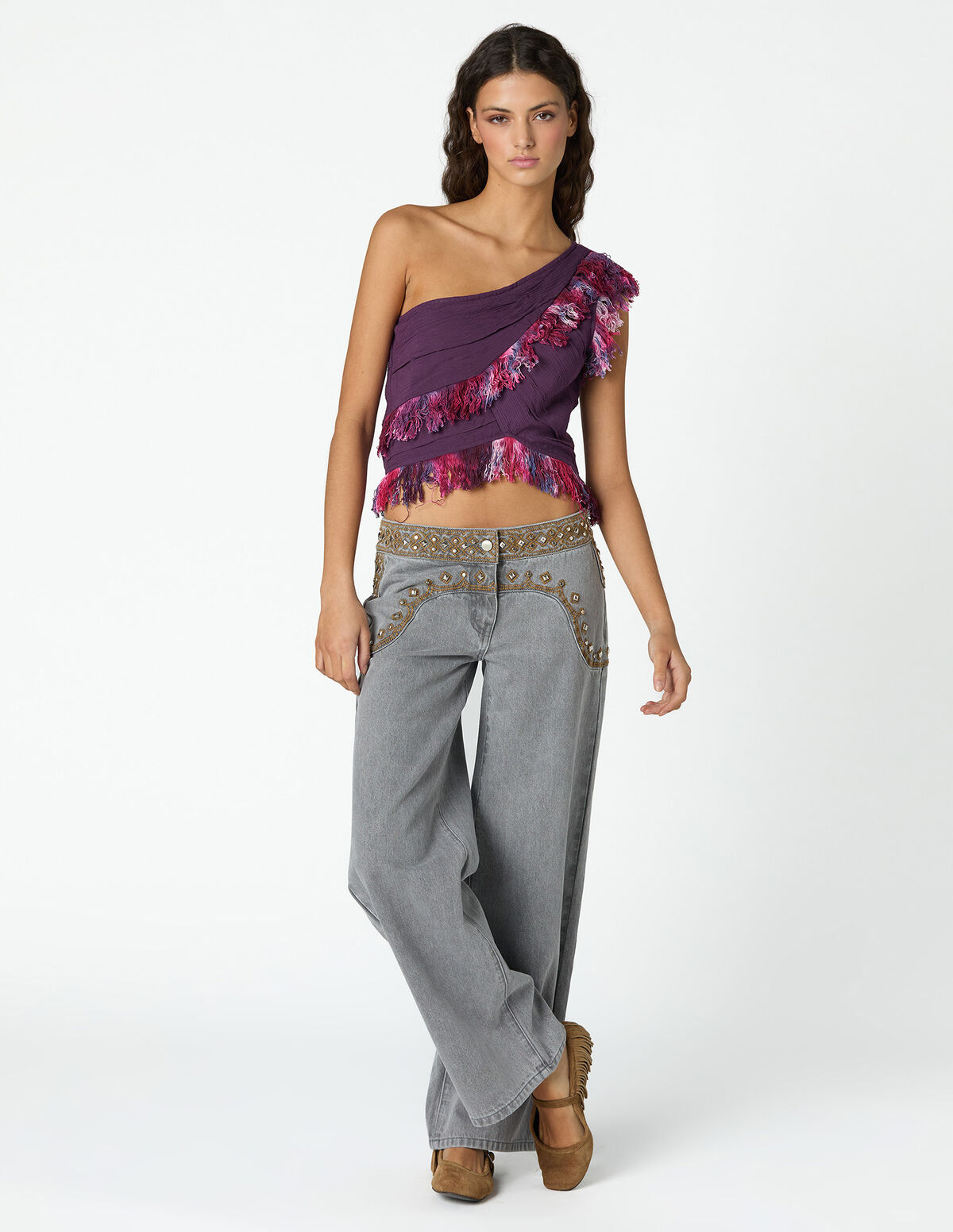 TOP ASIM&Eacute;TRICO FRANJAS BIG BLUE