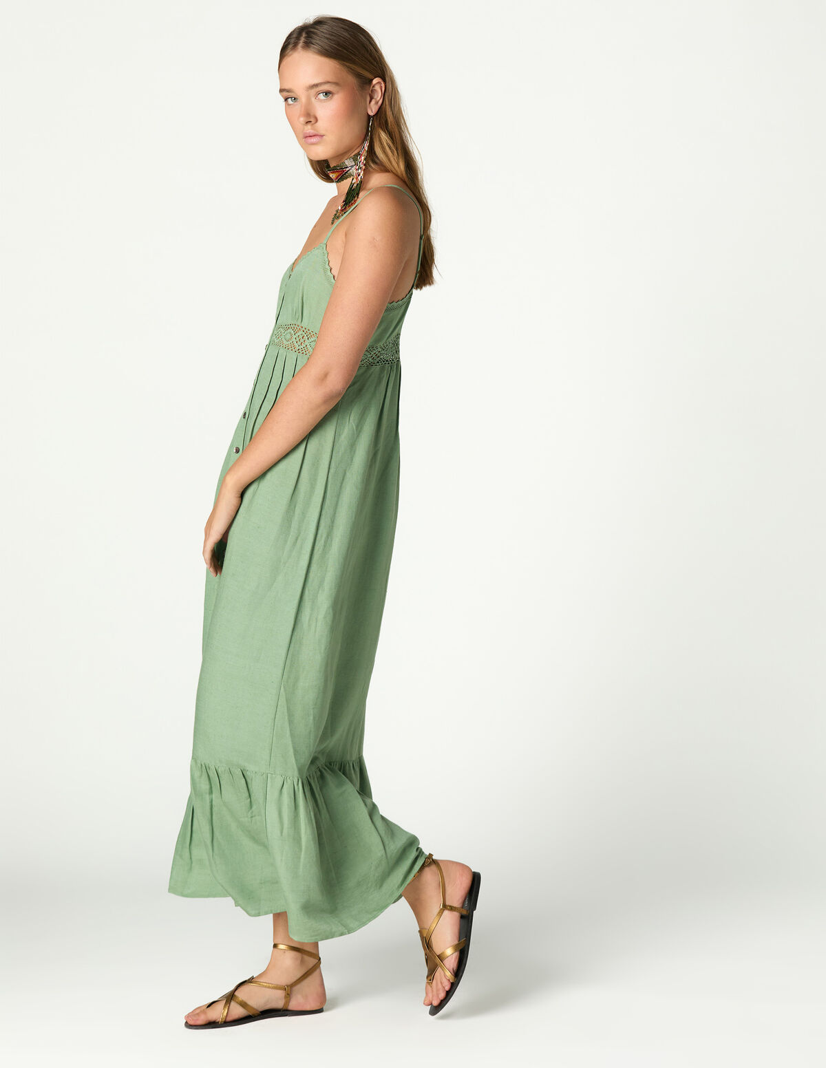 VESTIDO NERVURAS E AL&Ccedil;AS ROXO