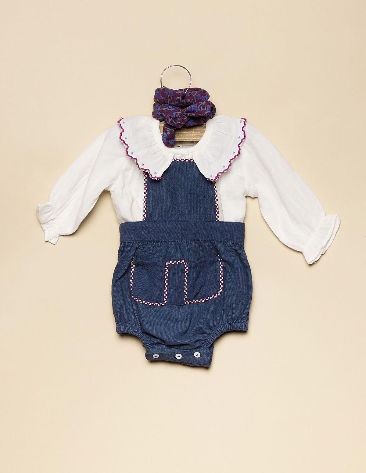 MOOR CORDUROY PLAYSUIT