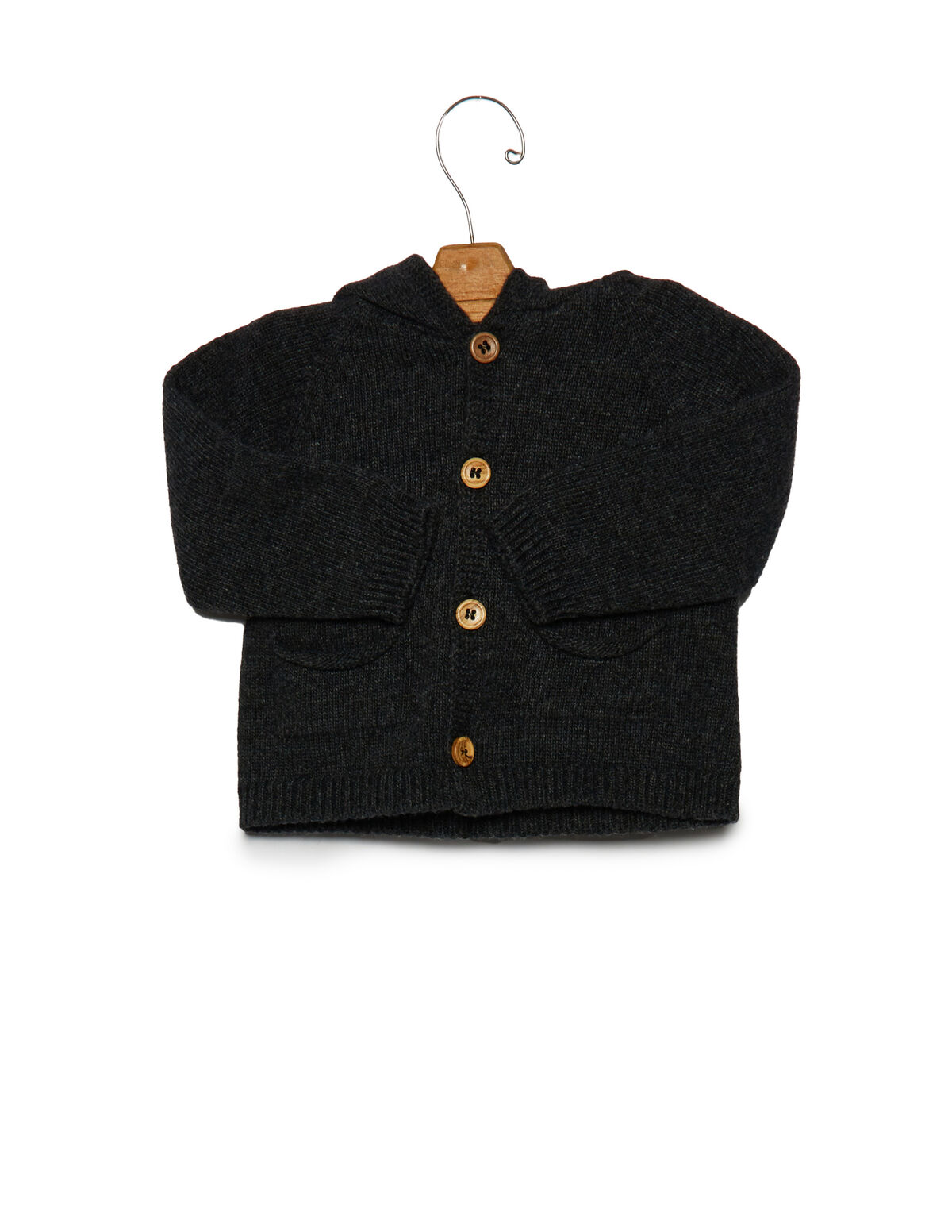 VESTE CAPUCHE ANTHRACITE