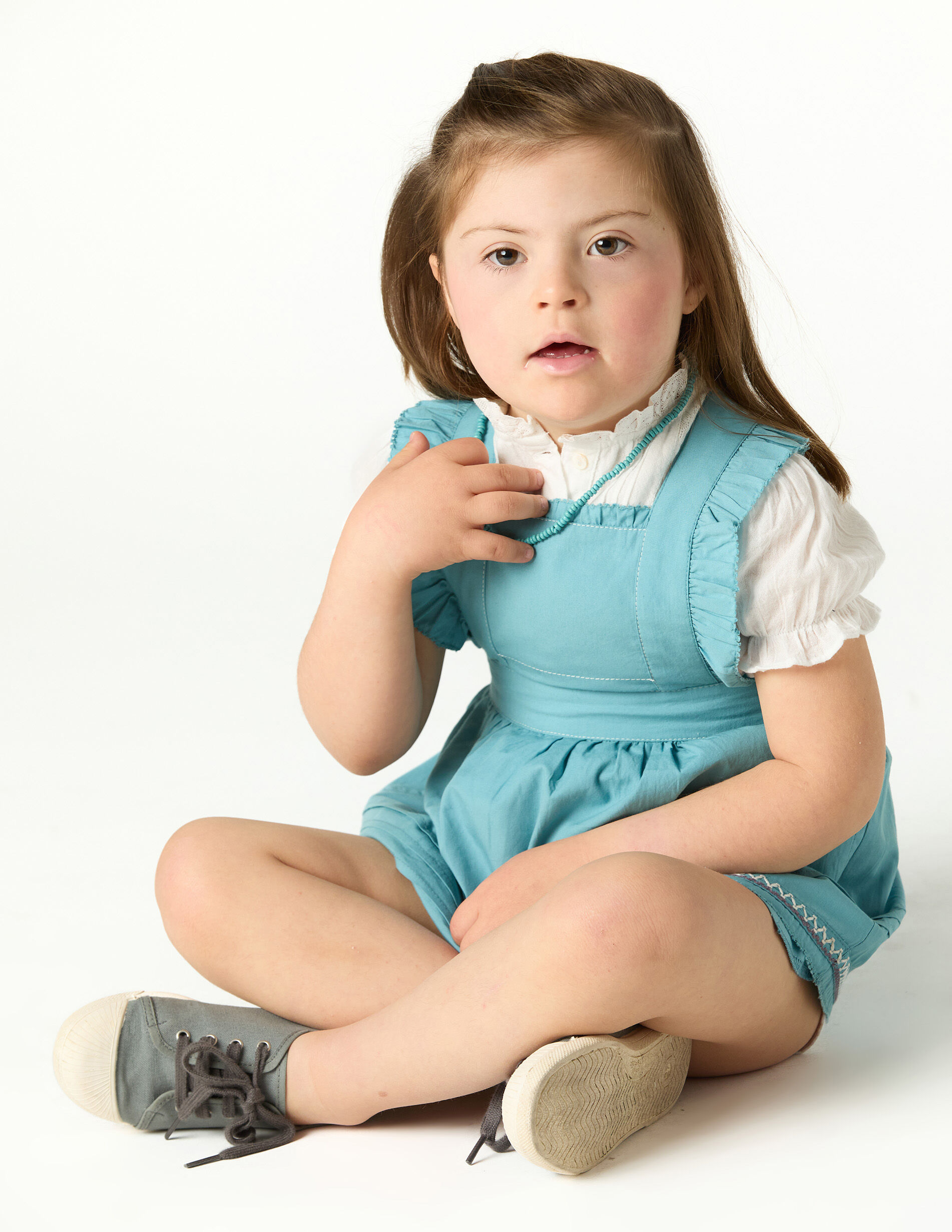 Pond pinafore dress | NICOLI