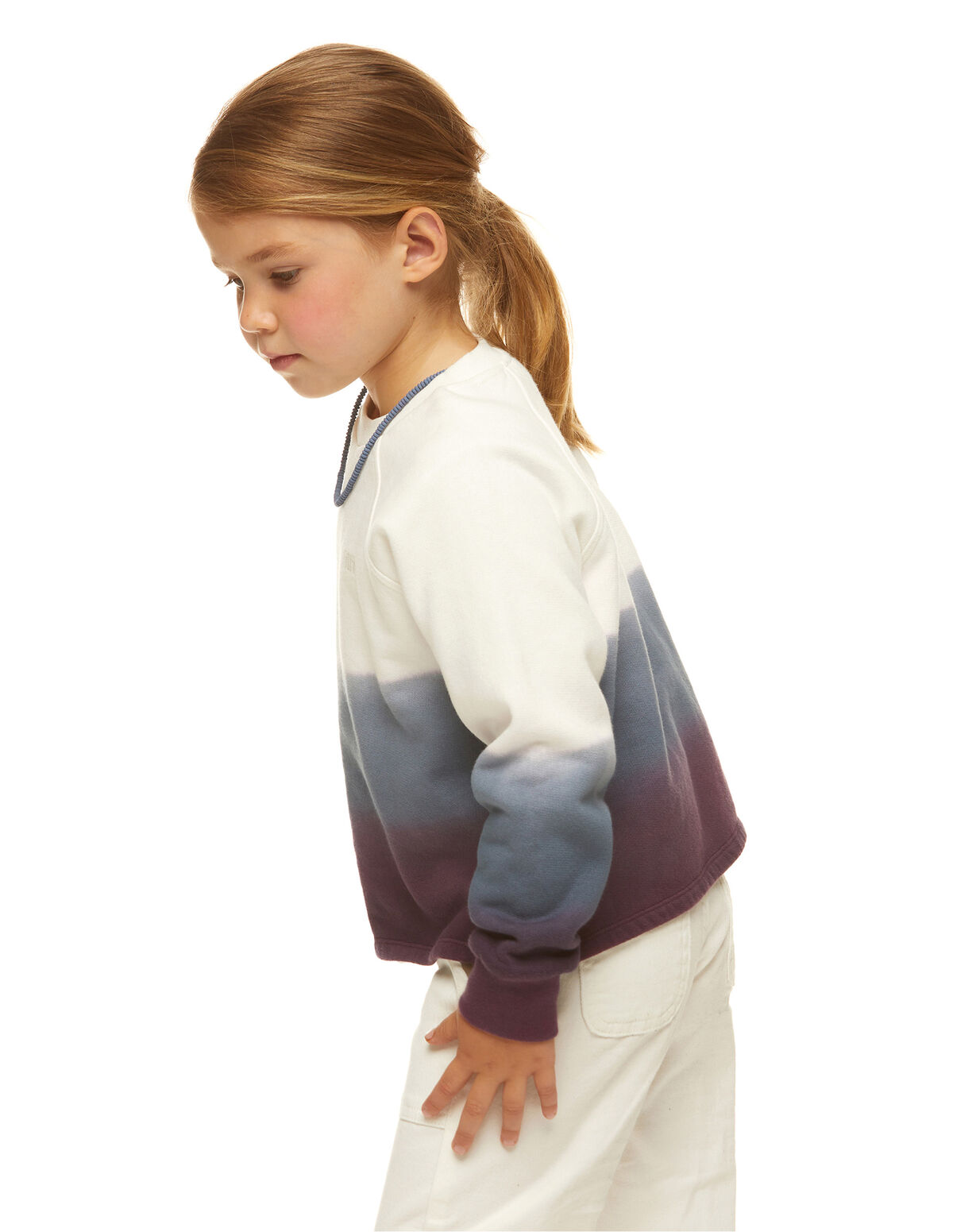 BLUE AND BERRY TIE-DYE SWEATSHIRT