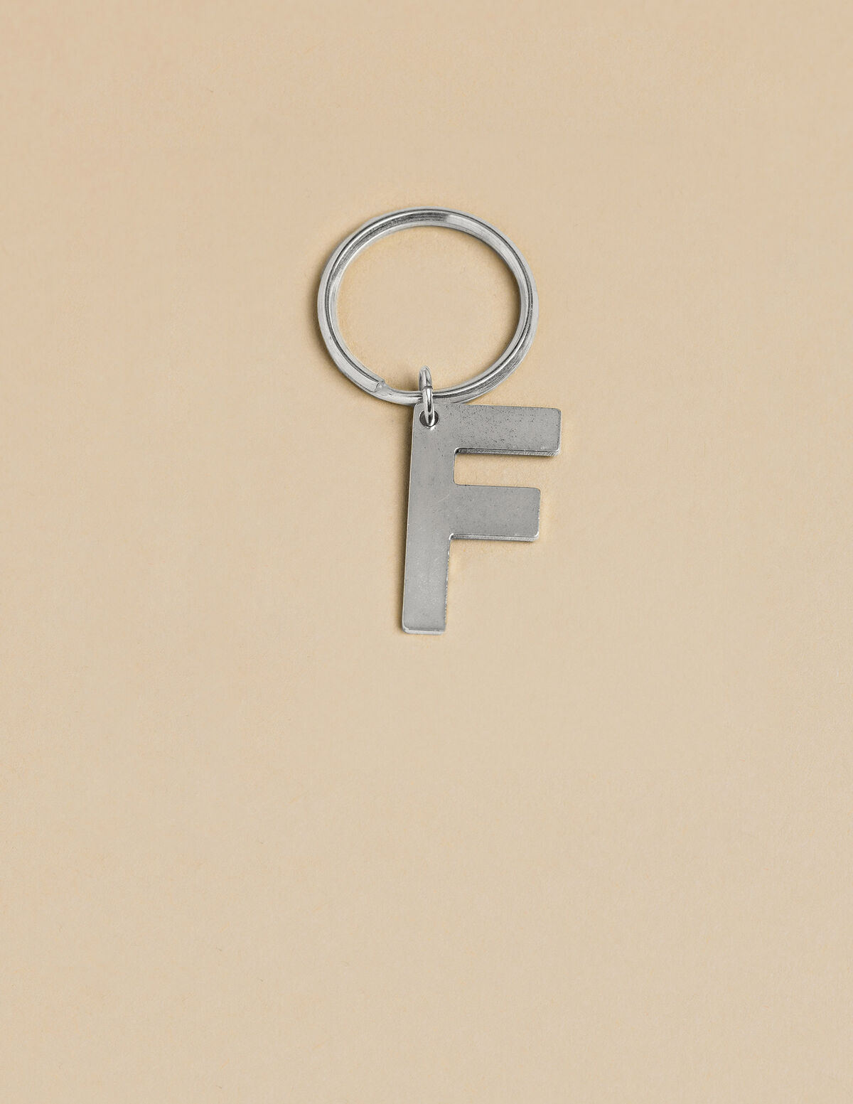 GOLD "F" KEYCHAIN