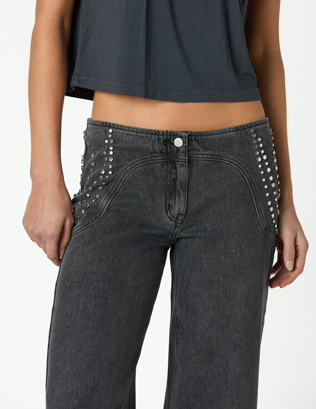 JEANS PAISLEY ANTRACITE 