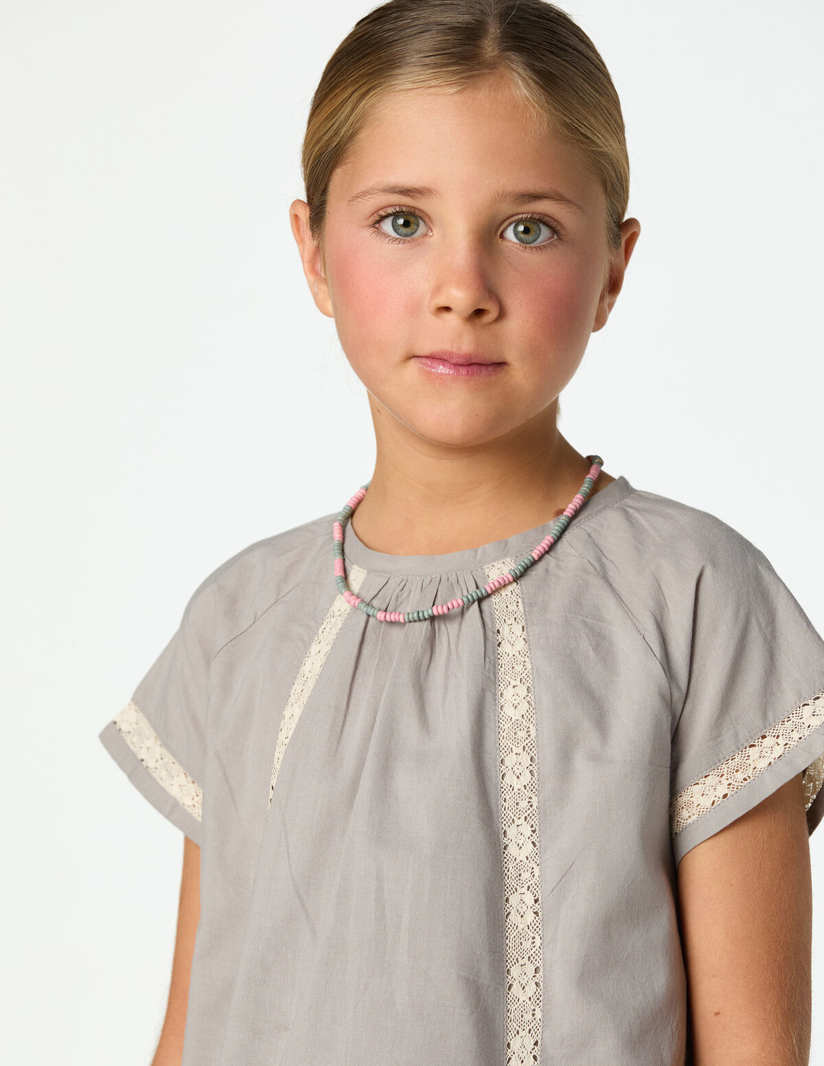 VESTIDO BANDE DENTELLE POND