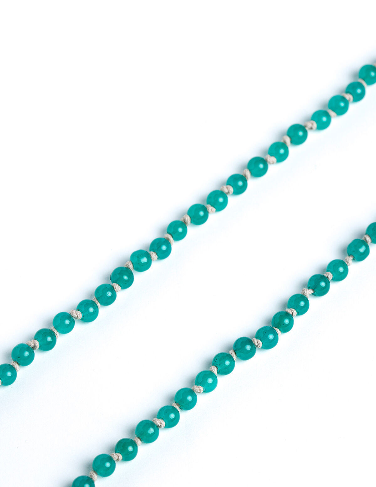 COLLAR BEADS CRISTAL AZULES