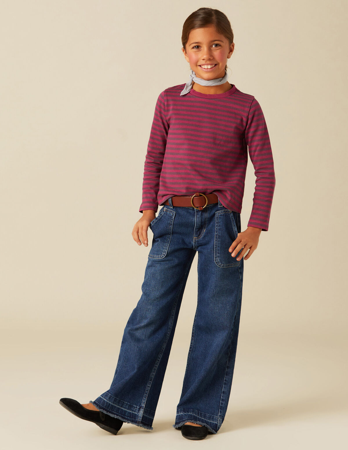 PANTALÓN WIDE LEG VAQUERO