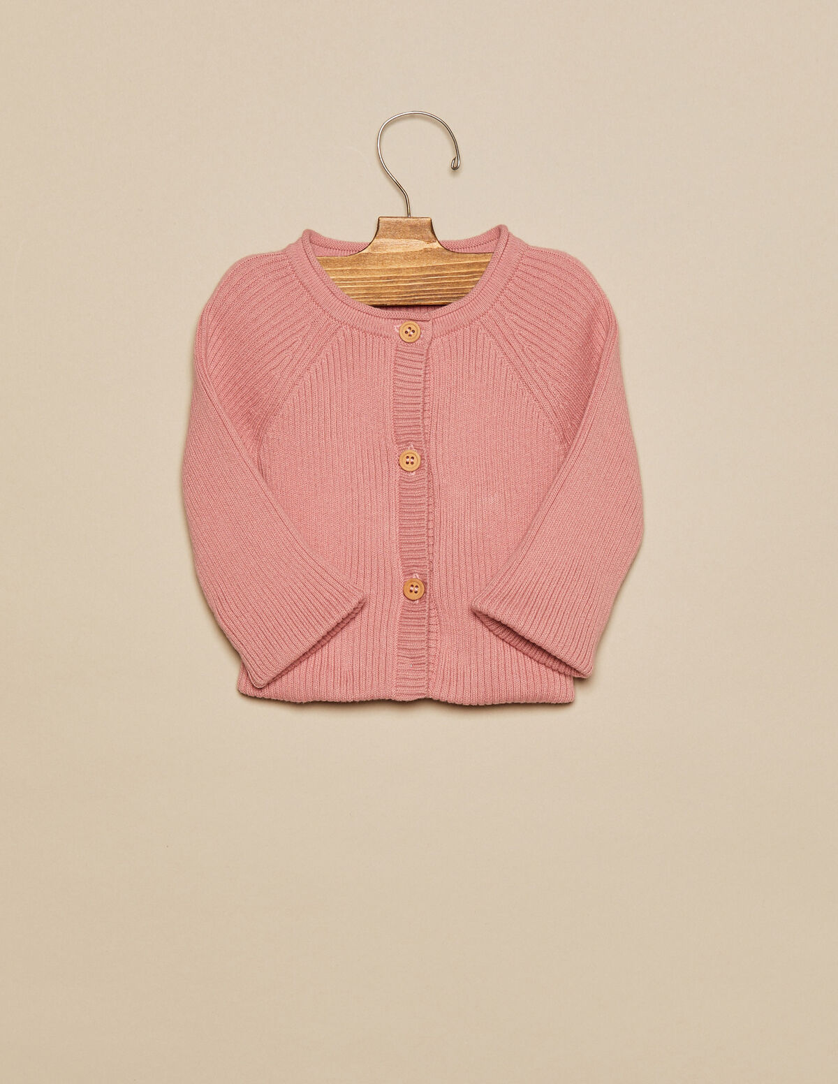 VESTE BÉBÉ BOUTONS BLEUE