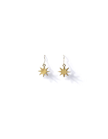 Boucles d'oreilles étoile dorées - Boucles d'orielles - Nícoli