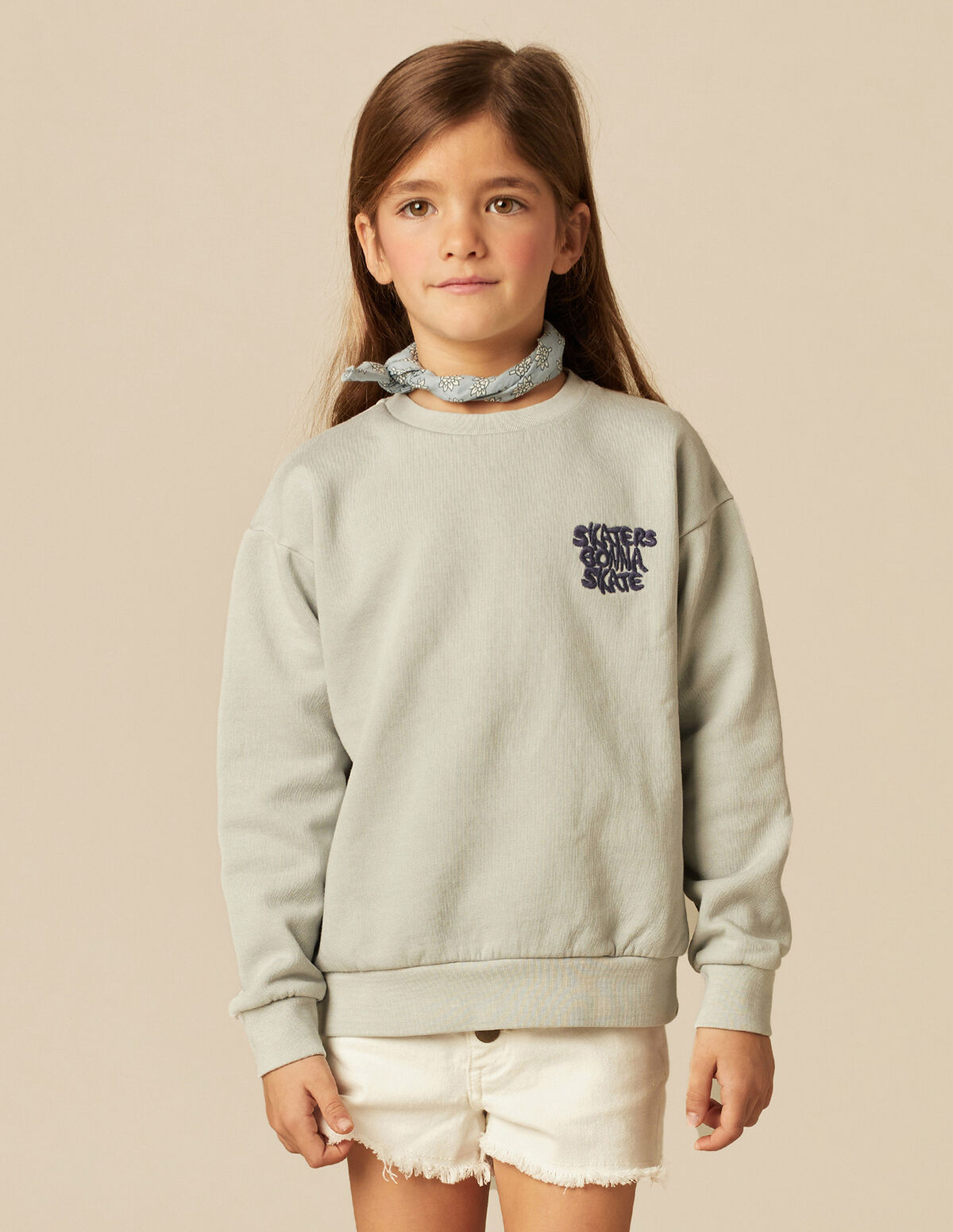 GREY SKATE SWEATSHIRT