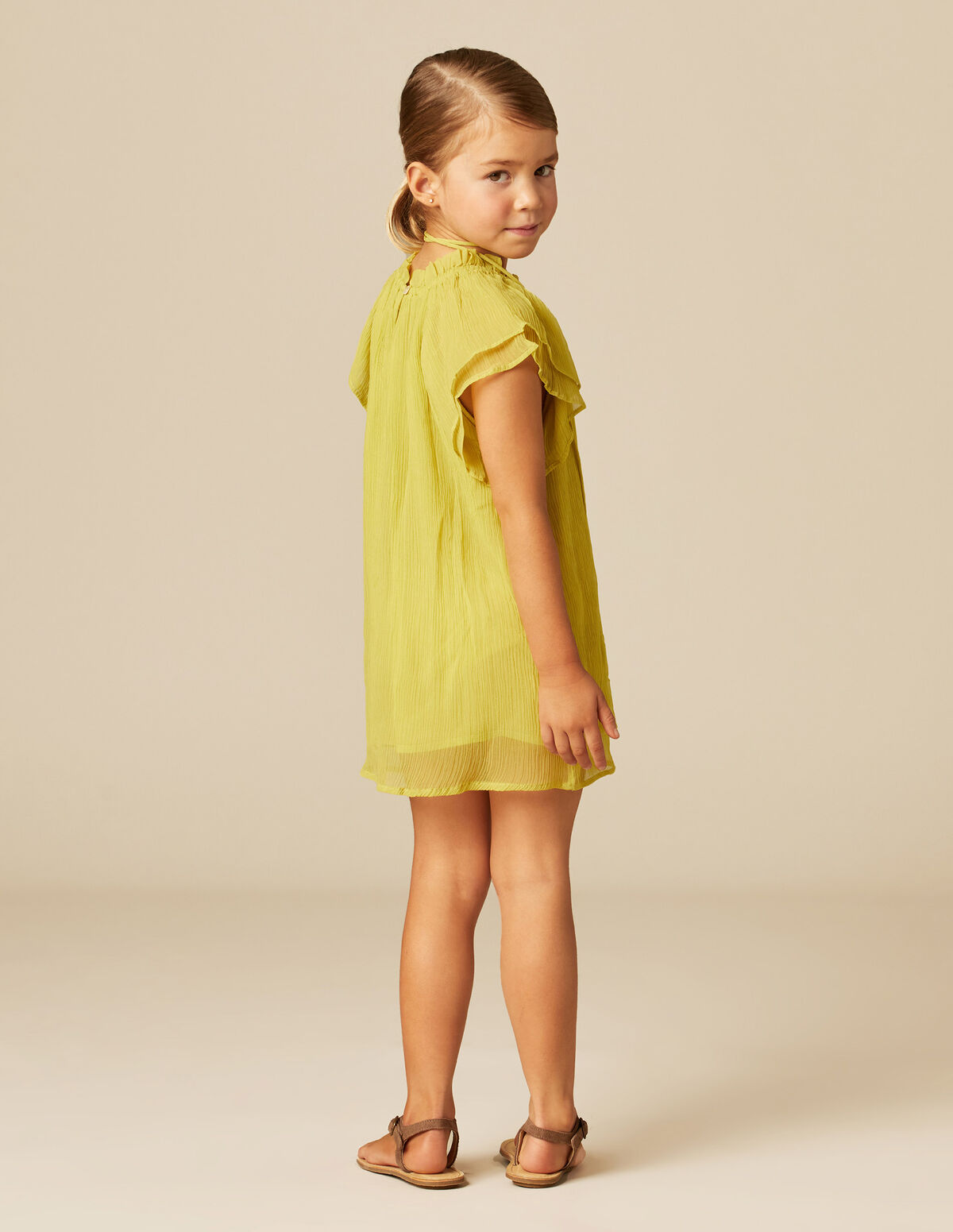 VESTIDO PRINT FLOR VERDES