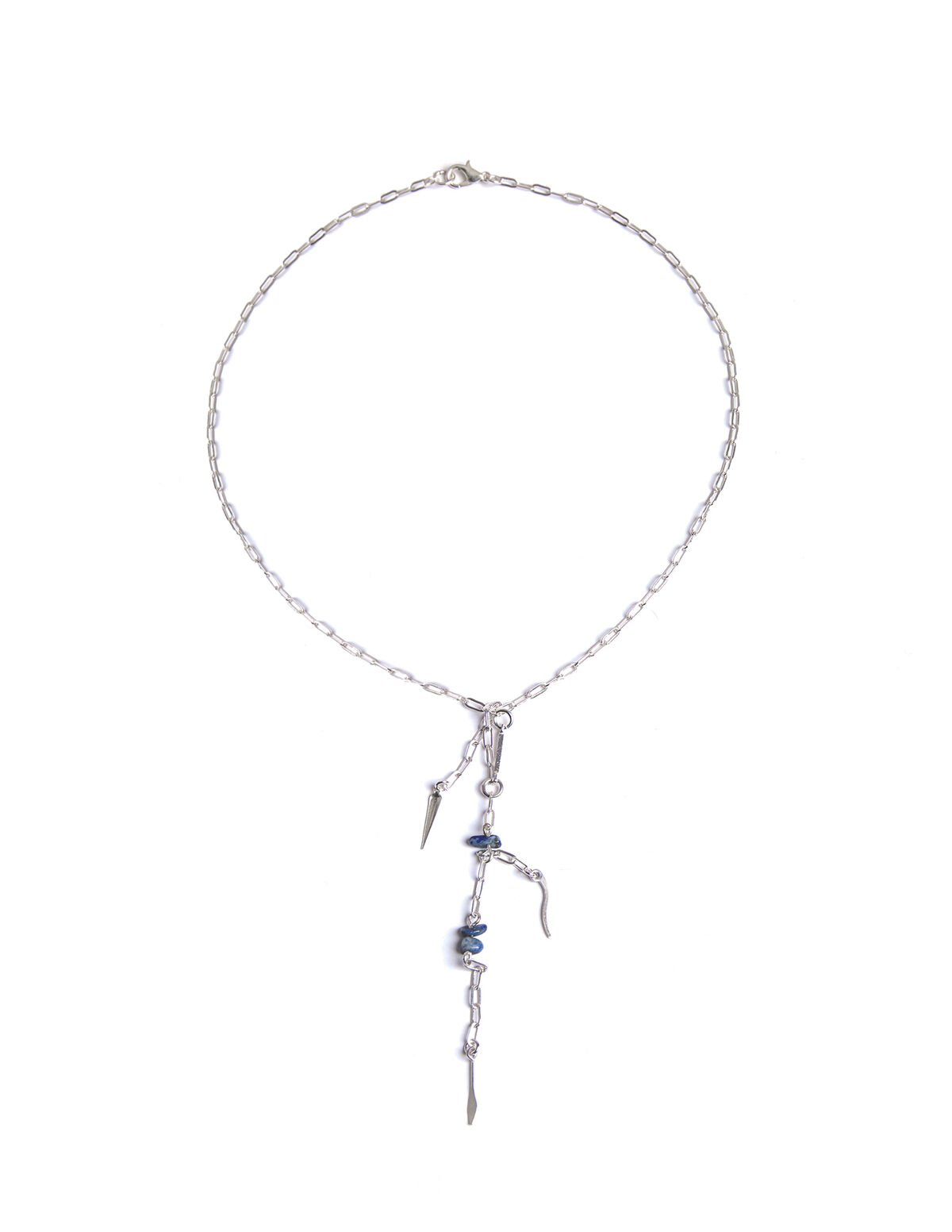 AGATE ARROW NECKLACE