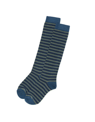 Thin blue striped socks - Socks - Nícoli
