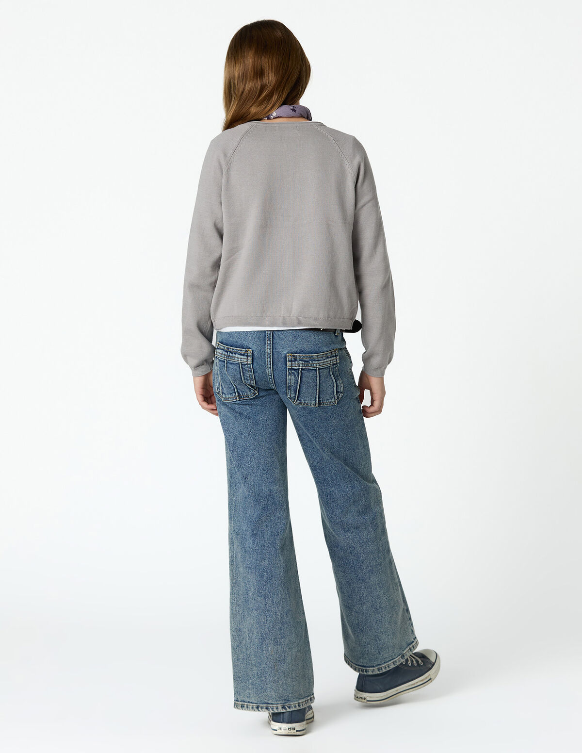 CASACO MALHA BOT&Otilde;ES IRON GREY