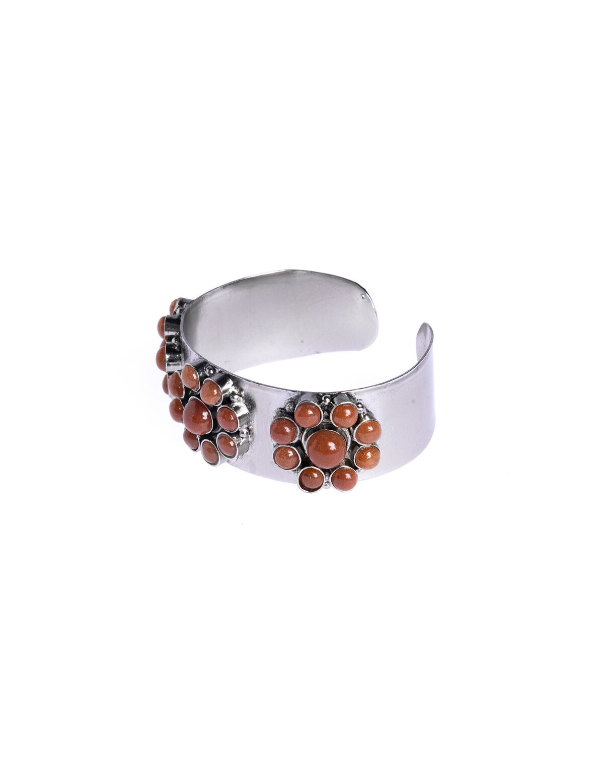 MAROON FLOWER BRACELET