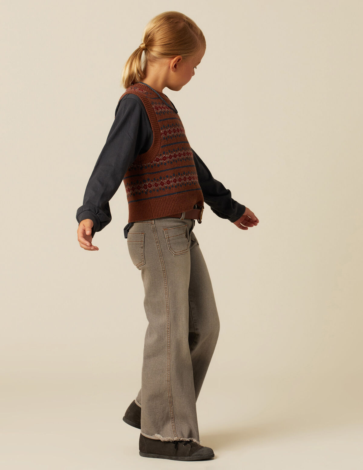 CHALECO PUNTO MULTICOLOR