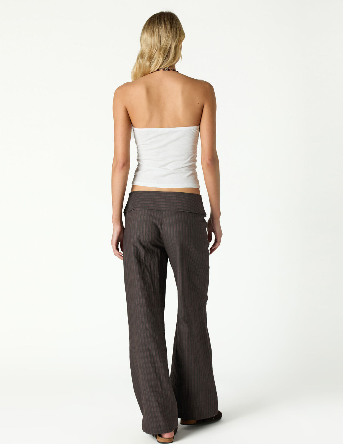 BLUE STRIPED TROUSERS