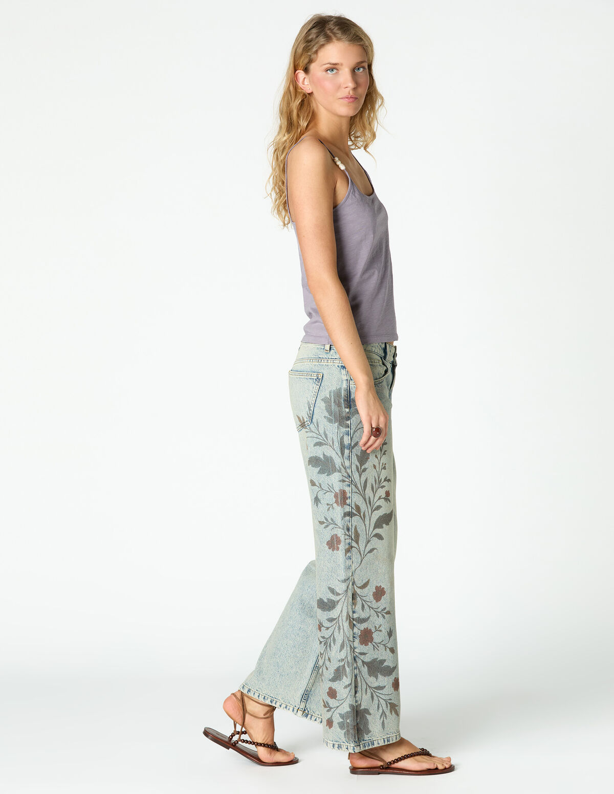 IRON GREY BEADS T-SHIRT