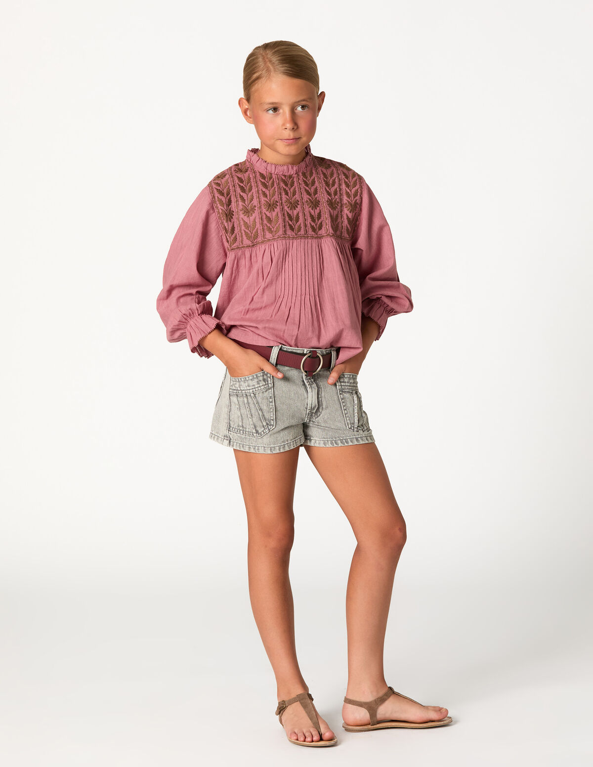 GREY POCKET SHORTS