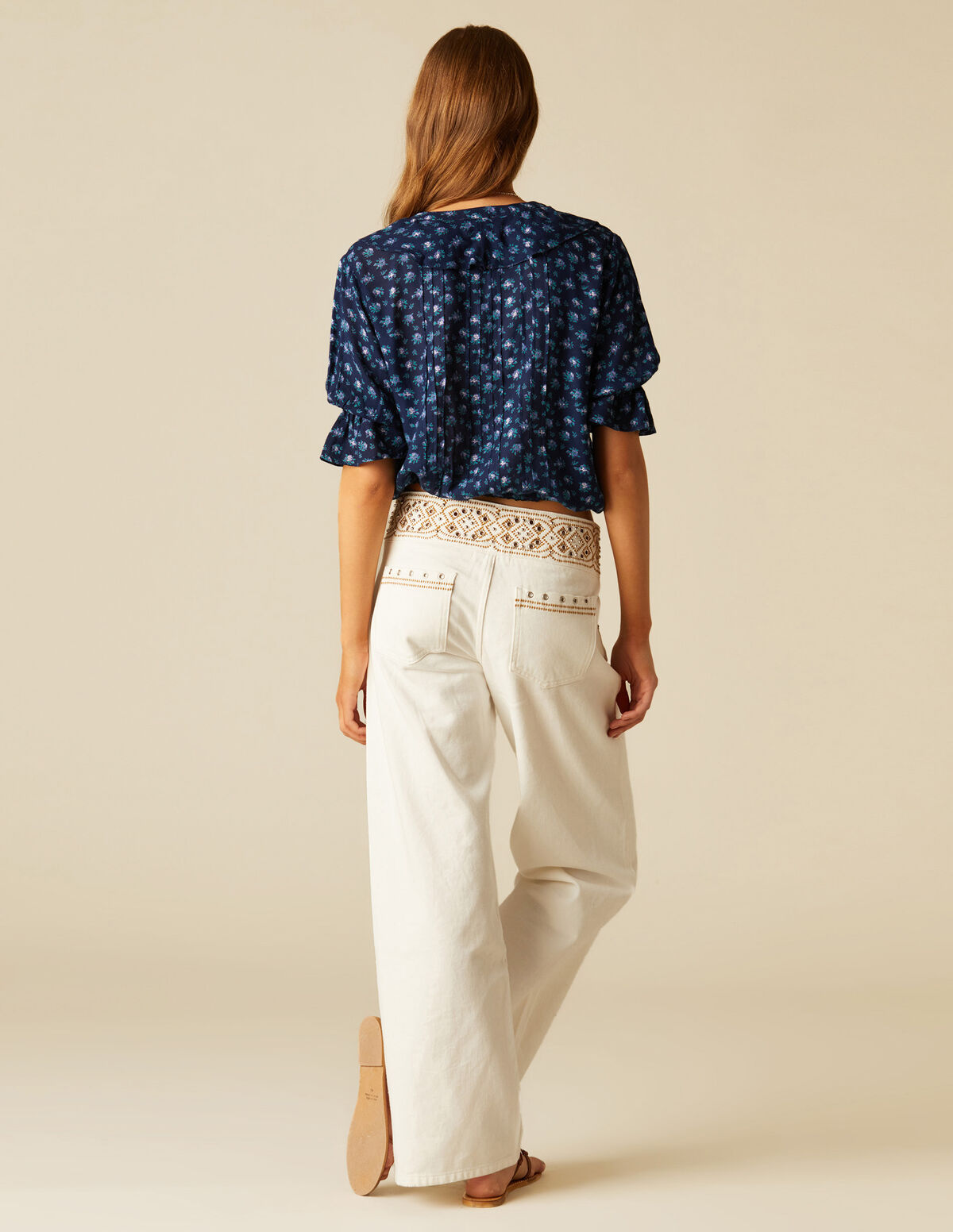 CAMISA FLORES AZUL