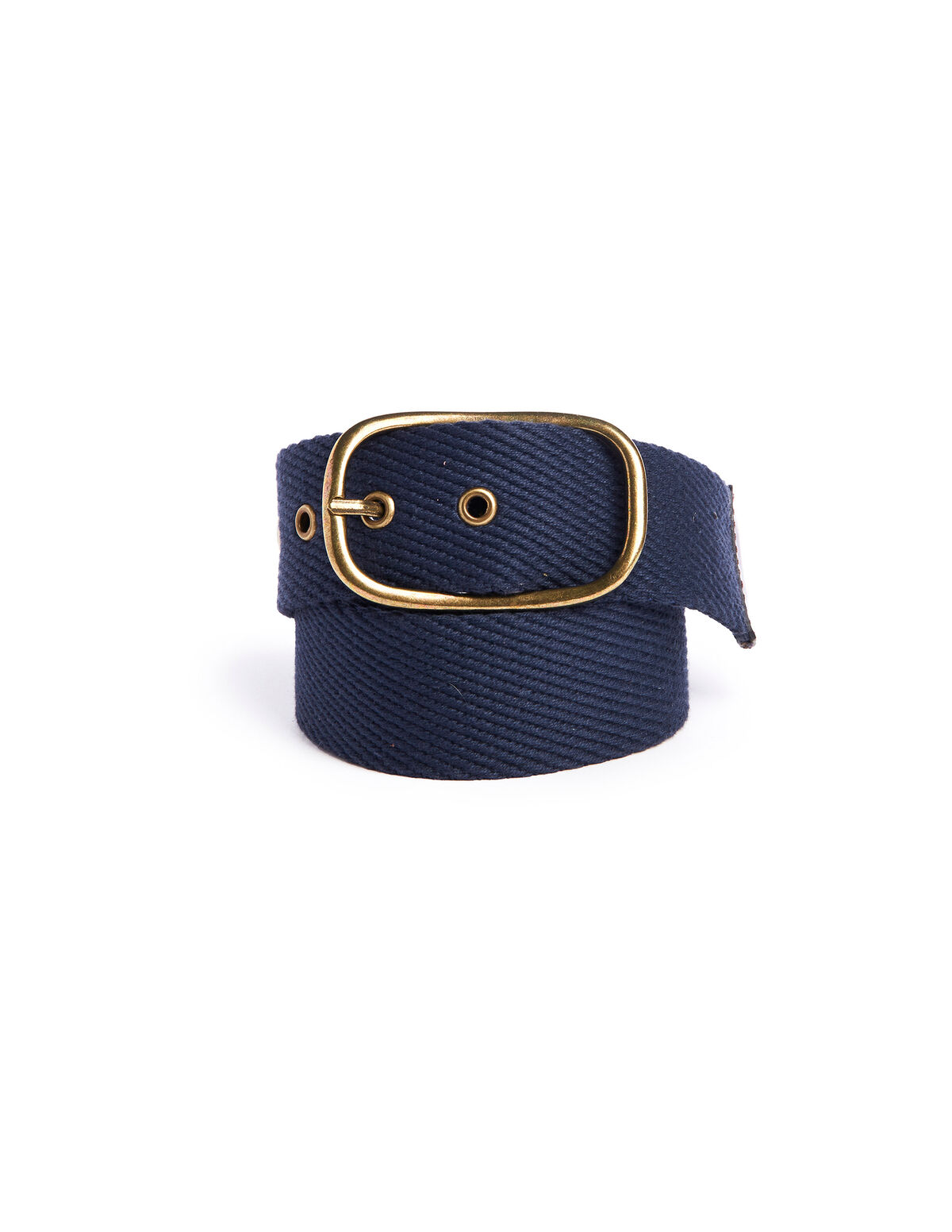 Blue cotton belt gold buckle - View all - Nícoli