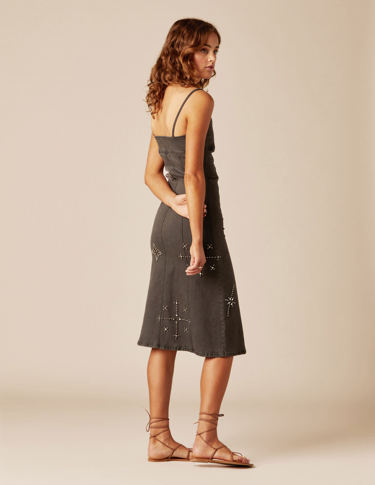 ANTHRACITE DENIM DRESS