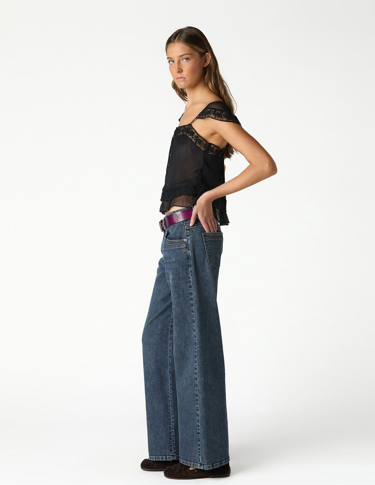 DENIM TACHA PRESILHA ANTRACITE