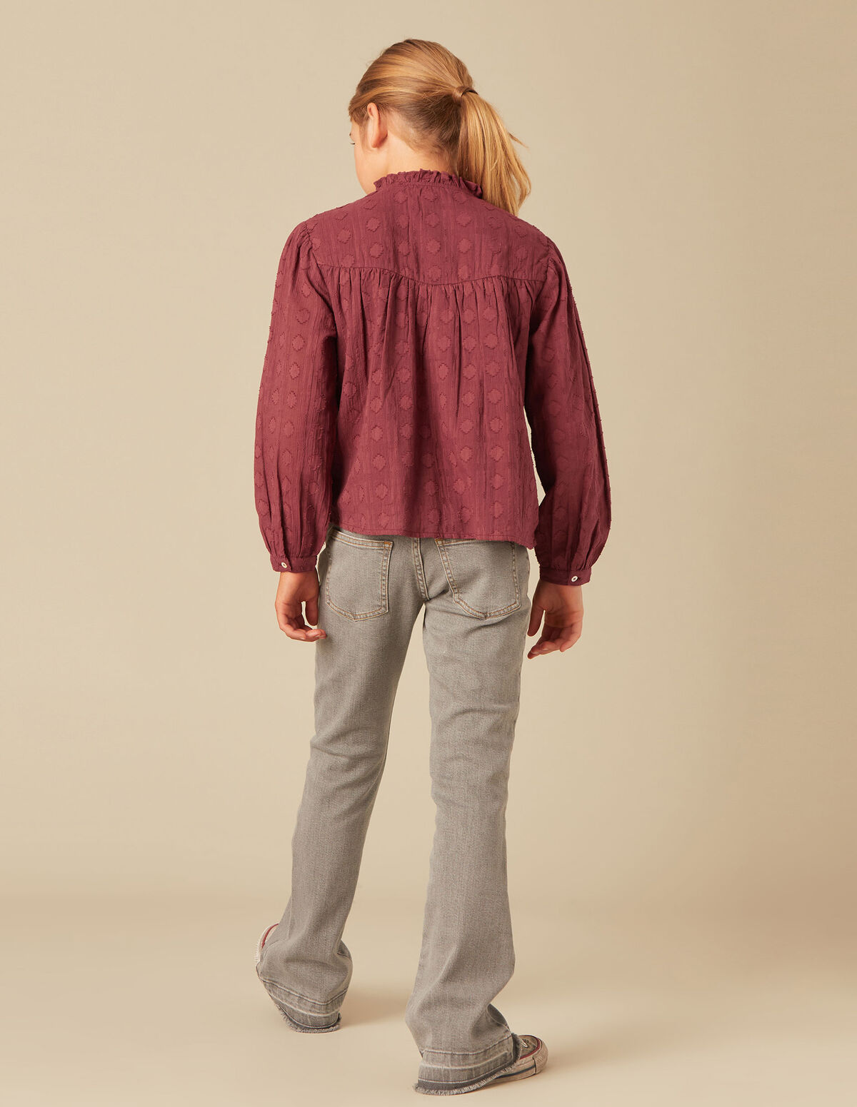 CAMISA ROMBOS MARRÓN