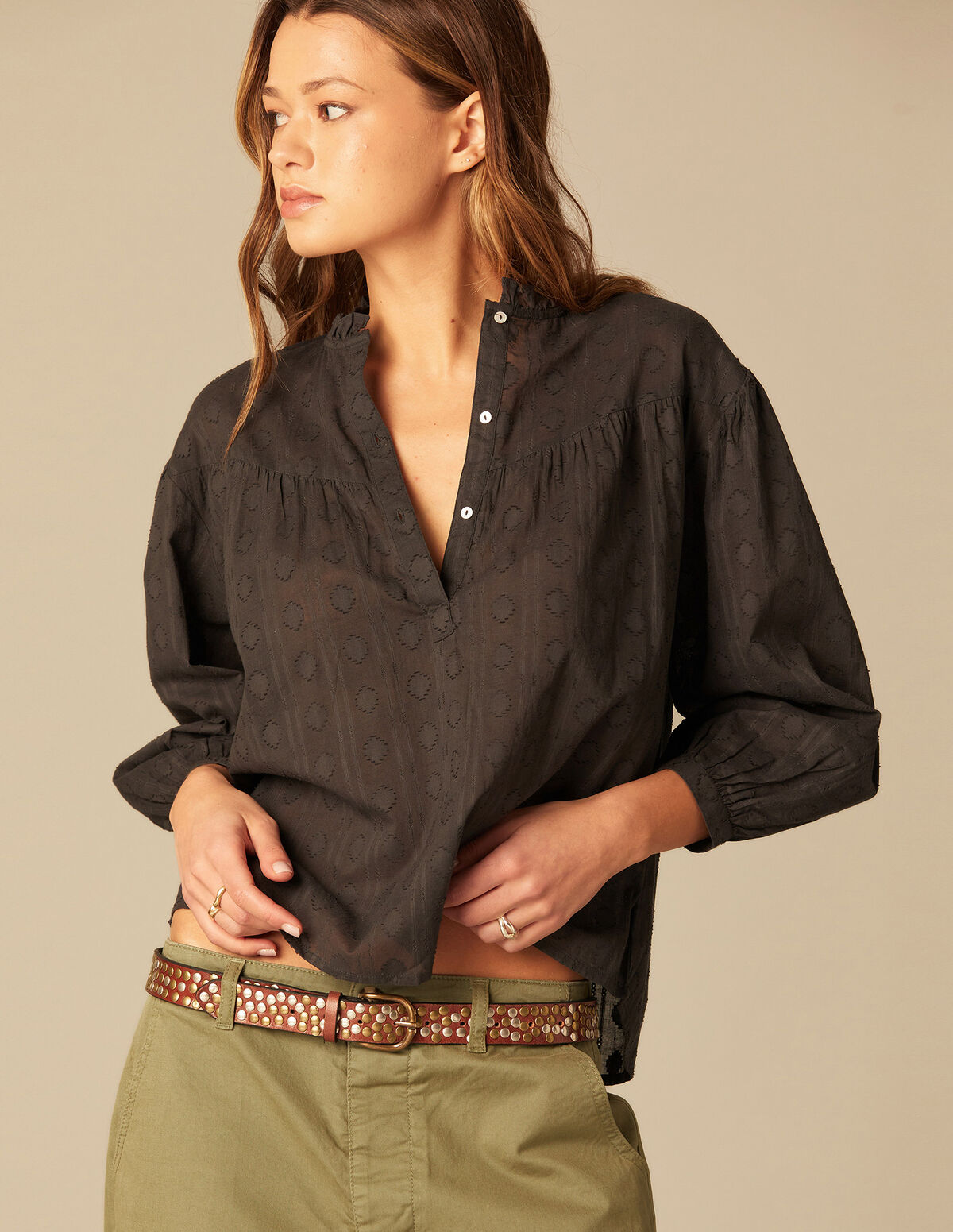 CAMISA LOSANGOS ANTRACITE