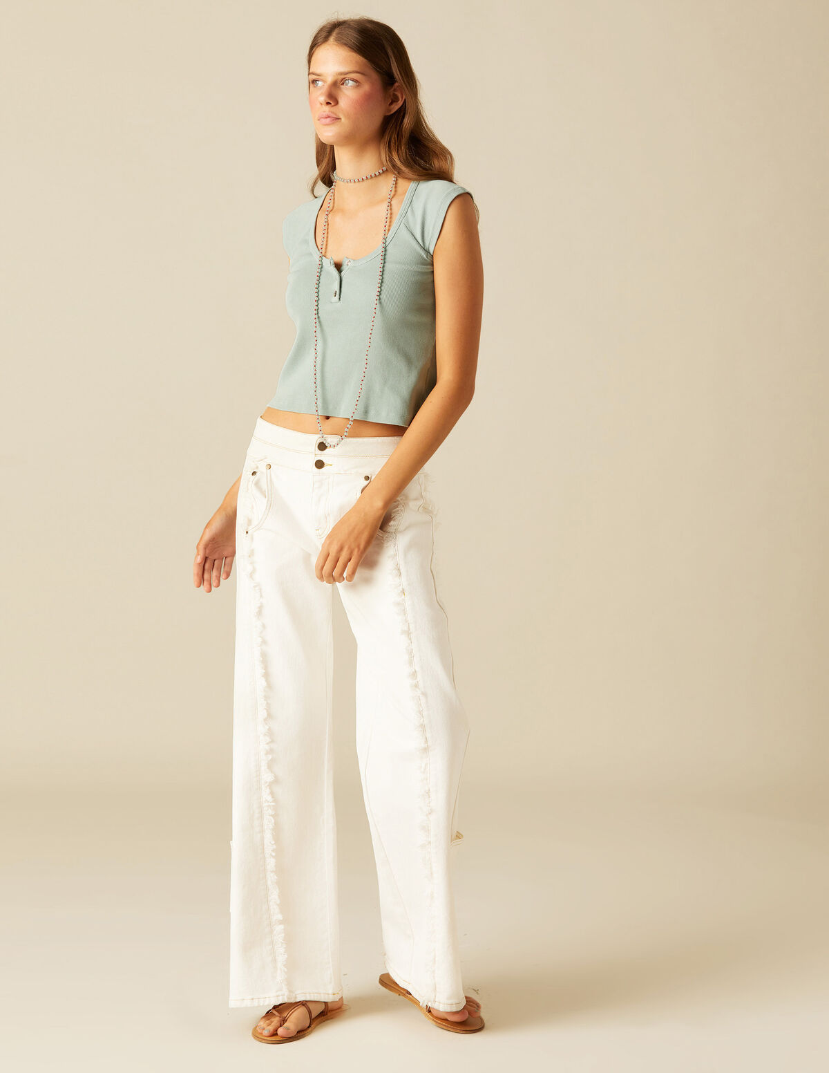 CAMISETA SNAP BLANCA