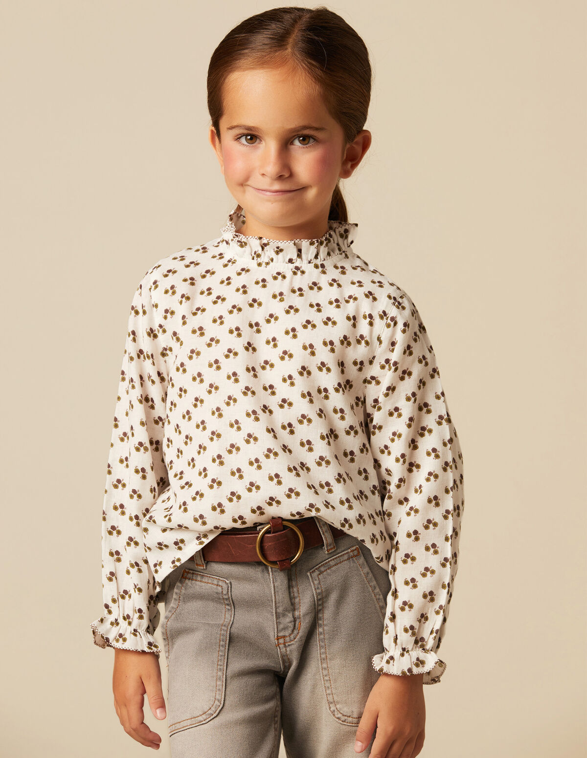 ECRU PRINT SHIRT