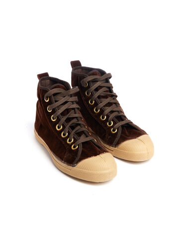 High-top velvet sneakers - View all > - Nícoli