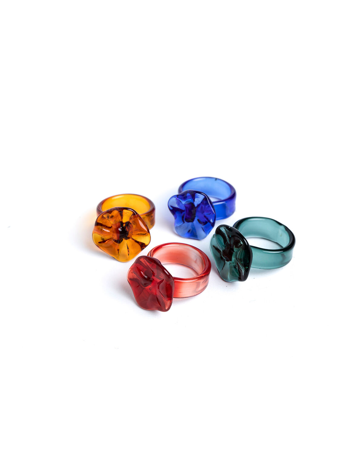 BLUE FLOWER RING