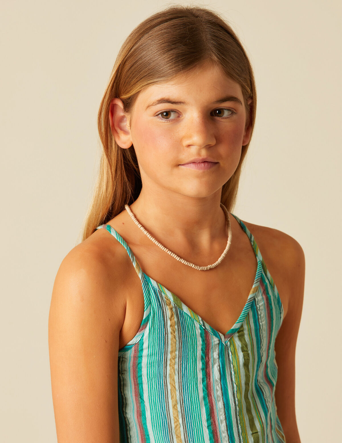 VESTIDO RAYA MULTICOLOR MORA