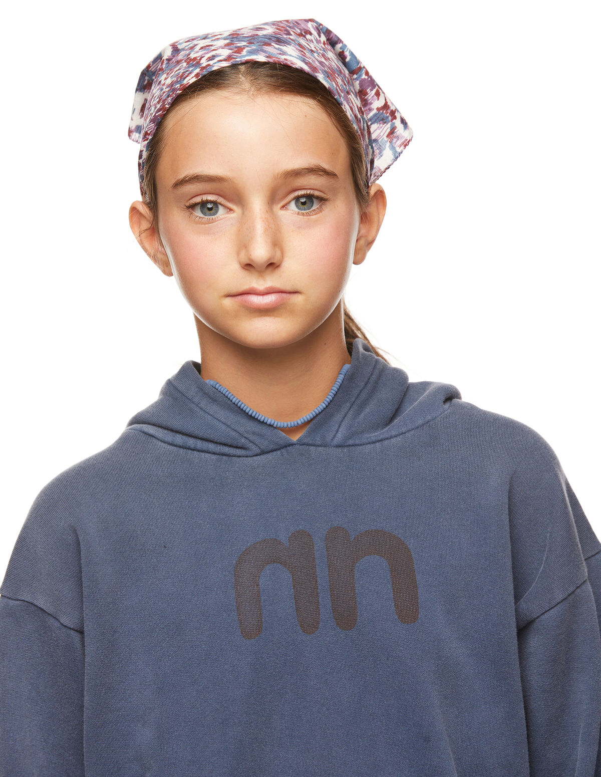 SWEAT-SHIRT BLEU NN CAPUCHE