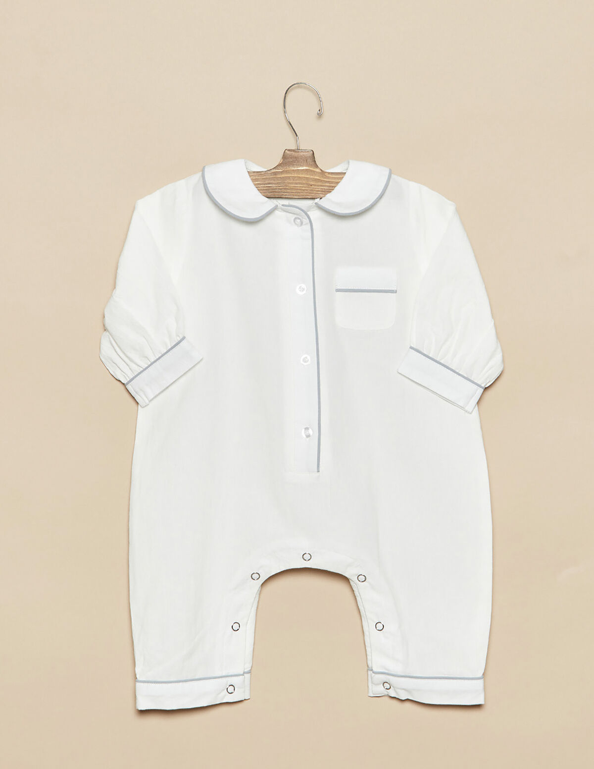 CONTRAST BLUE BABY PYJAMAS