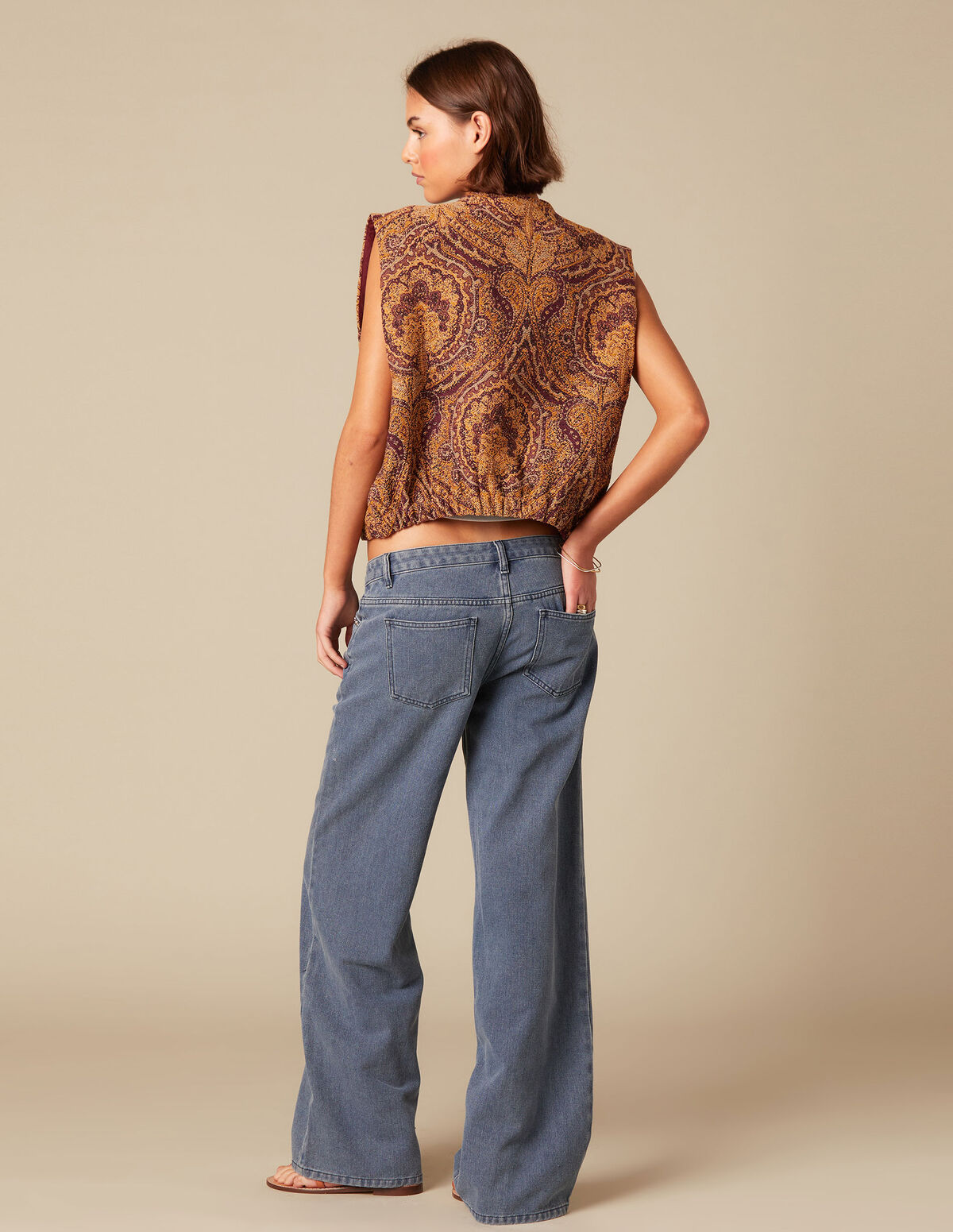 CHALECO PAISLEY