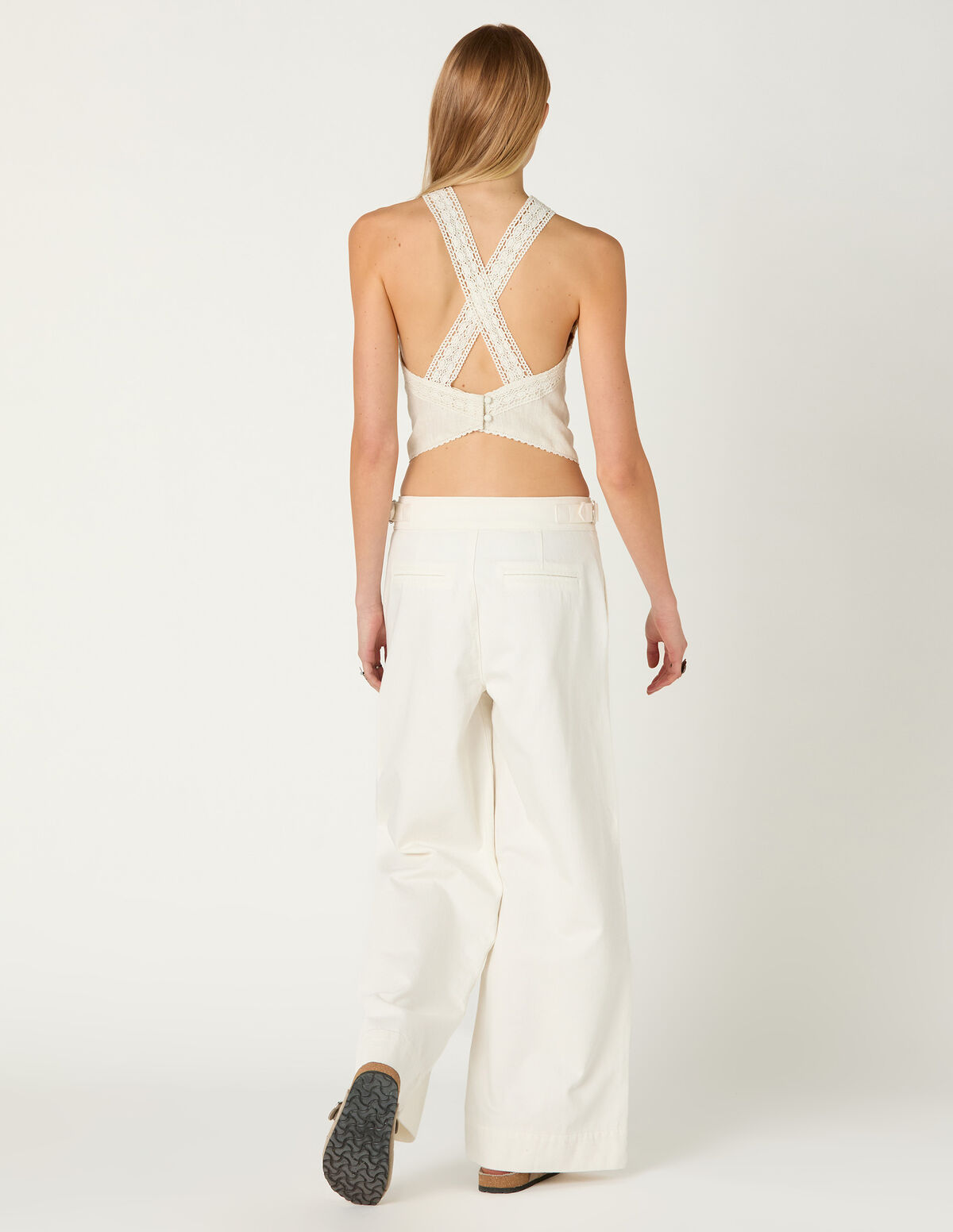 HAUT MAILLE BRODERIE