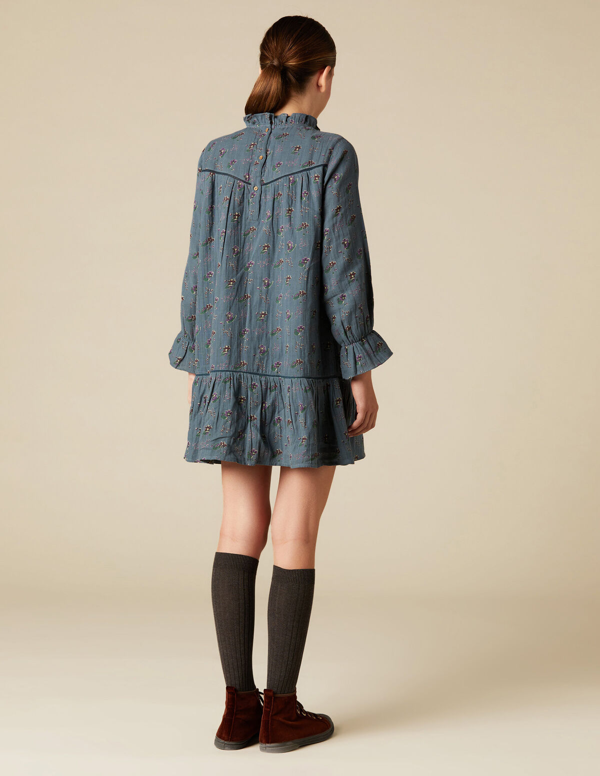 PEBBLE PRINT DRESS 