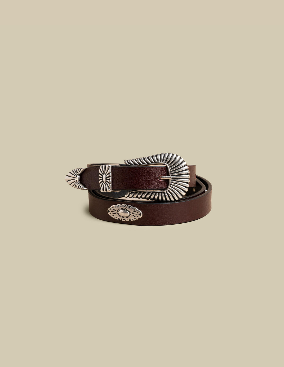 CHERRY COWBOY BELT