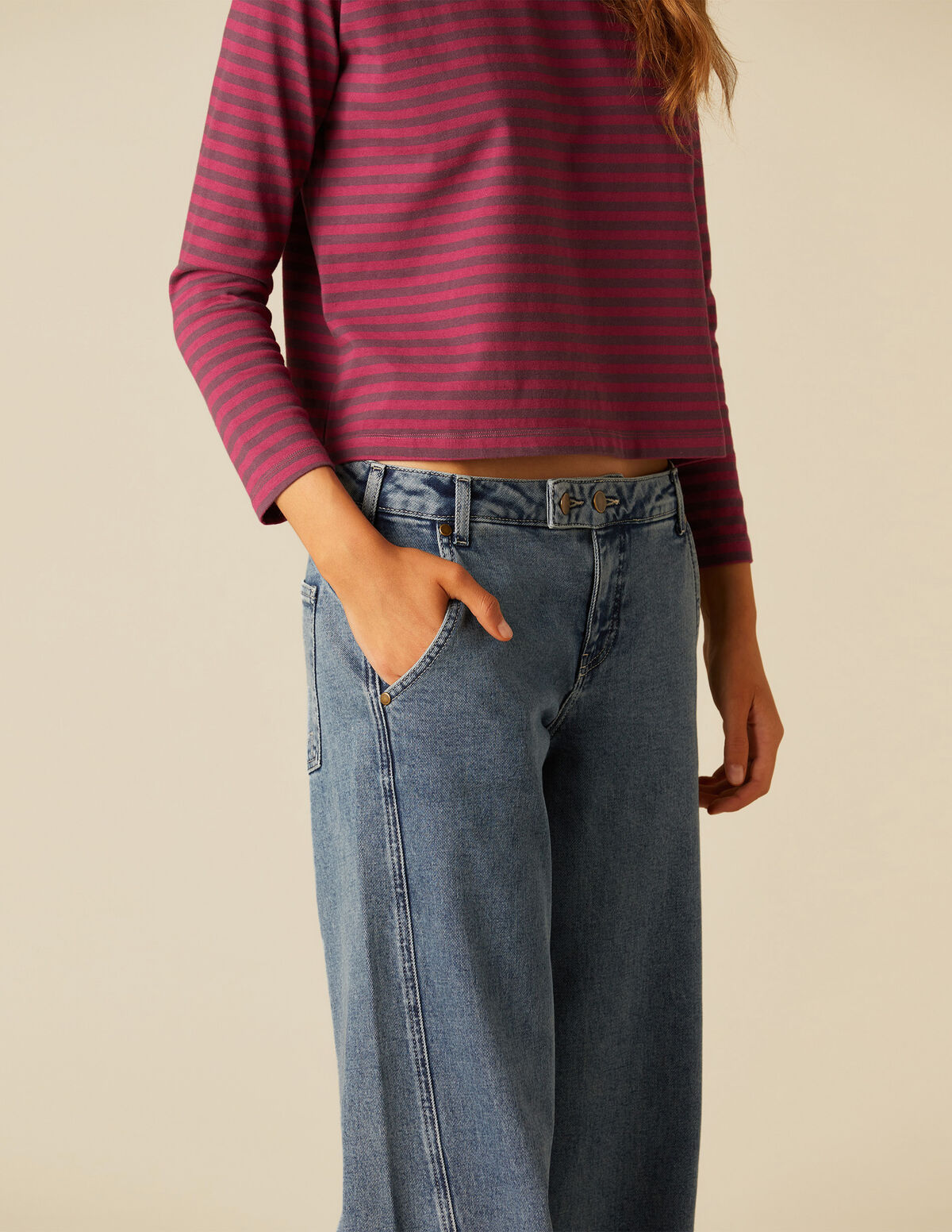 PANTALÓN NN BORDADO AZUL