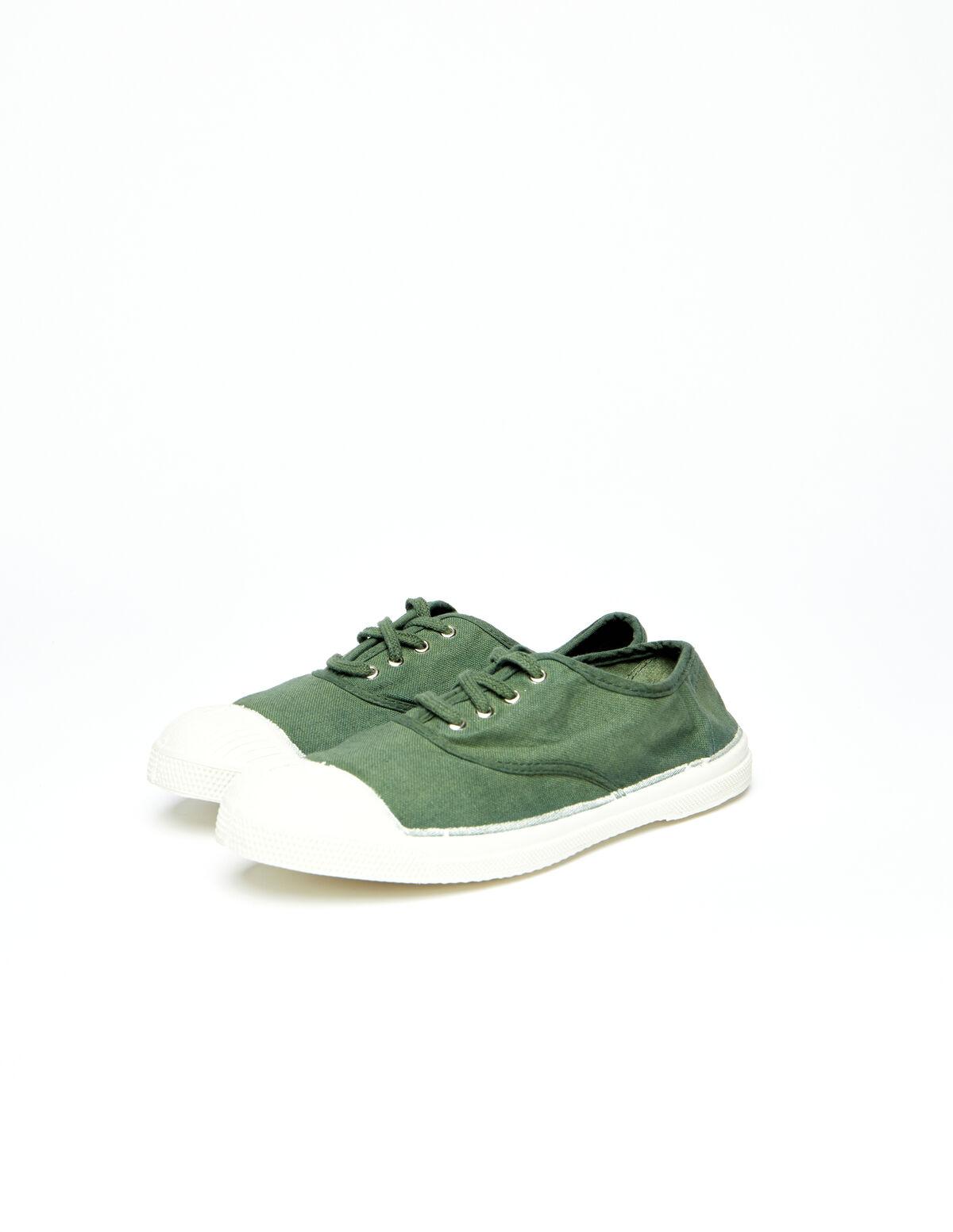 Matcha green Bensimon lace-up sneakers - View all - Nícoli