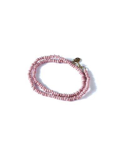 Pink beaded short necklace - Necklaces - Nícoli