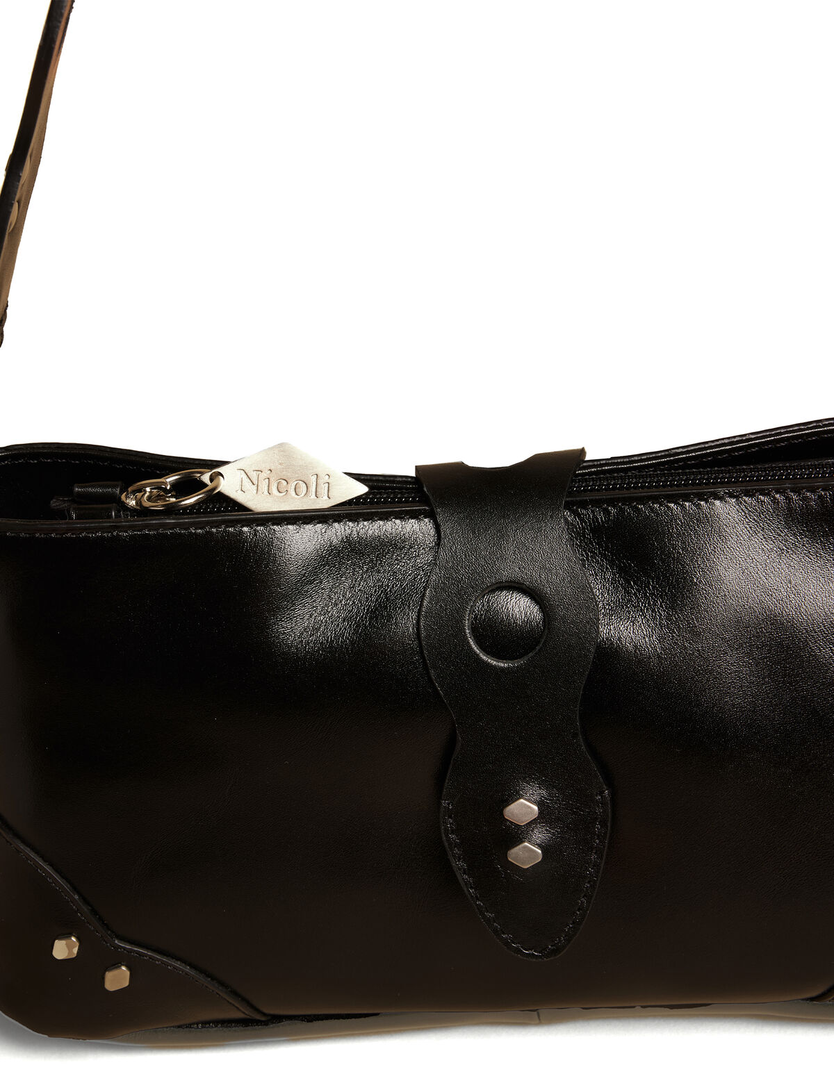 CEINTURE MIX CRO&Ucirc;TE DE CUIR MARRON