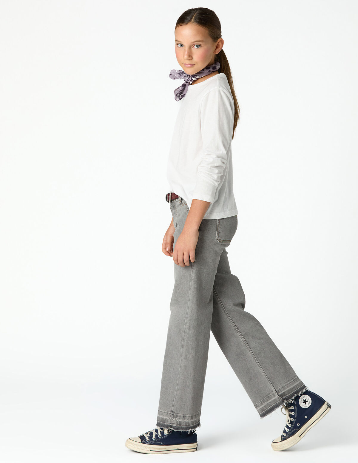 ANTHRACITE LONG-SLEEVE T-SHIRT